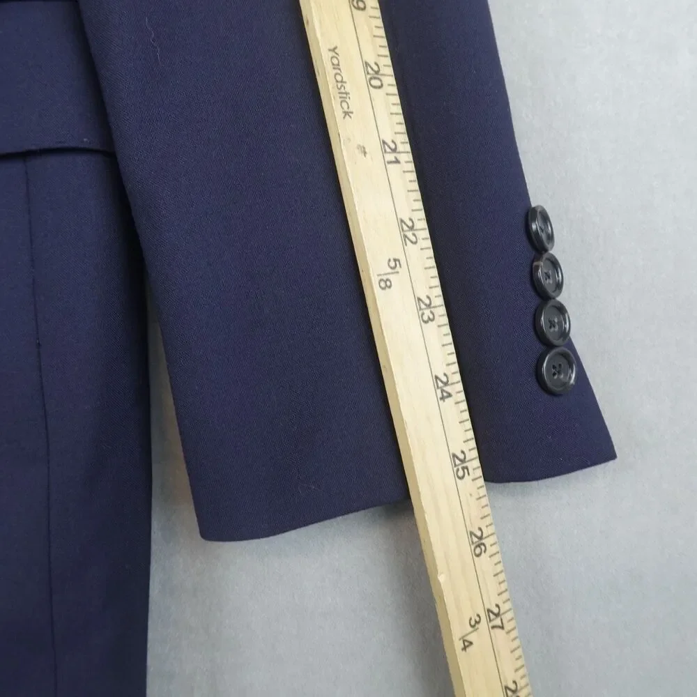 J Crew Ludlow Blazer 38R Slim Loro Piana Super 120s Merino Wool Navy Sport Coat